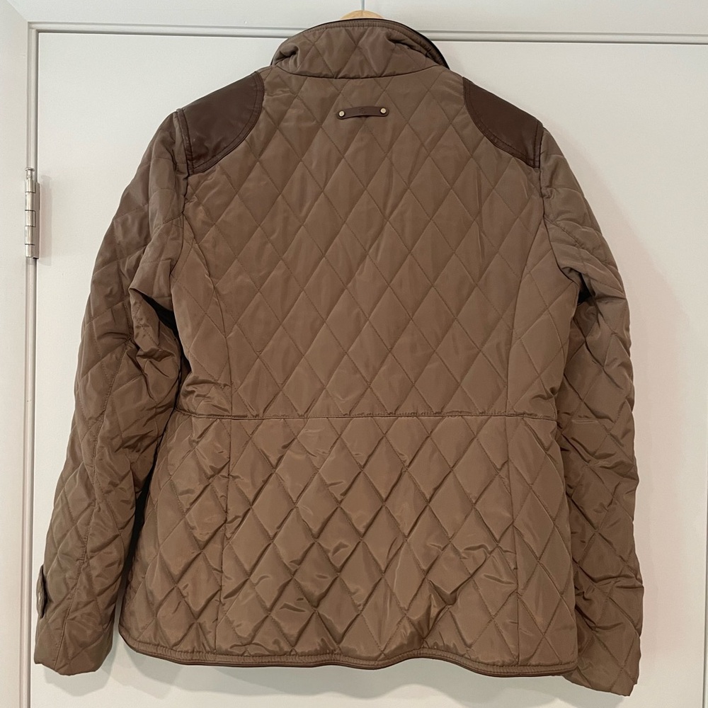 Ralph Lauren Quilted Brown Puffer Jacket - Picture 12 of 14